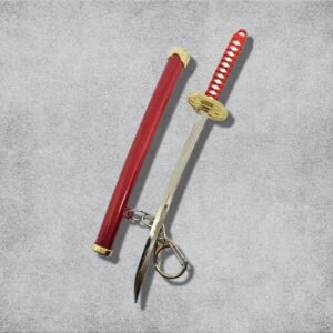 Katana keychain red