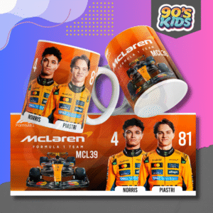 F1 McLaren Coffee Mug Featuring 4 Norris and 81 Piastri