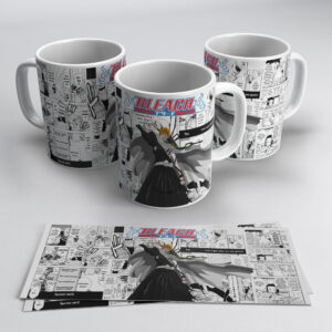 Bleach Ichigo Cloak Style Mug – Minimal Power Anime Design