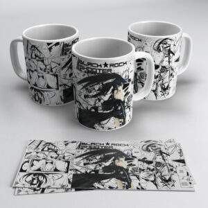 Black Rock Shooter Shadow Style Mug – Anime Manga Design