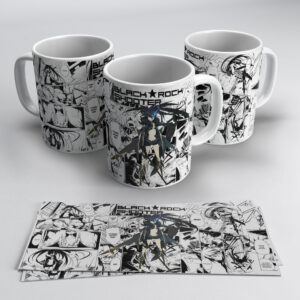 Black Rock Shooter Blade Style Mug – Anime Battle Artwork