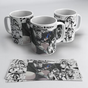 Black Rock Shooter Anime Mug – Manga Panel Design Coffee Cup