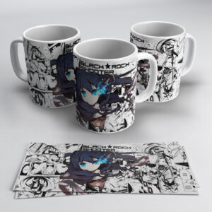 Black Rock Shooter Blue Flame Eye Mug – Anime Manga Design