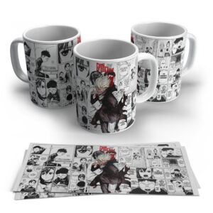 Dandadan Anime Mug – Action Manga Panel Design