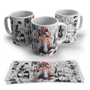 Dandadan Anime Mug – Manga Panel Wrap Design