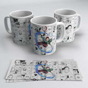 Demon Slayer Tanjiro Water Breathing Mug – Anime Manga Design