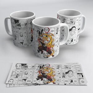 Demon Slayer Rengoku Flame Hashira Mug – Anime Manga Design