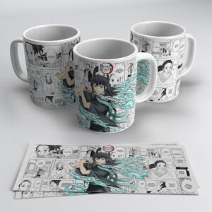 Demon Slayer Muichiro Anime Mug – Water Style Design