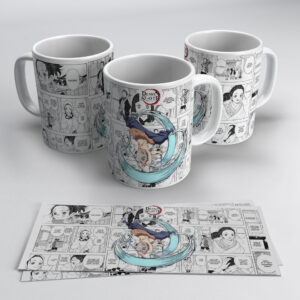 Demon Slayer Inosuke Anime Mug – Action Manga Design