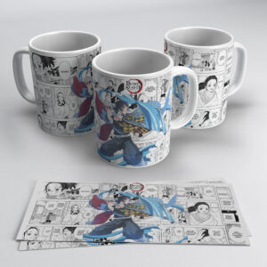 Demon Slayer Giyu Tomioka Water Style Mug – Anime Manga Design