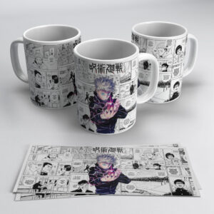 Jujutsu Kaisen Gojo Satoru Manga Style Coffee Mug