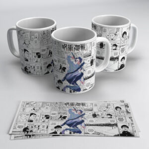 Jujutsu Kaisen Action Pose Character Printed Coffee Mug