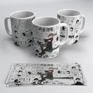 Jujutsu Anime Mug – Manga Panel Nobara Design