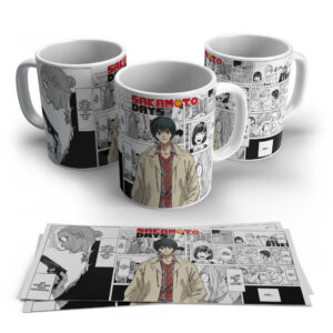 Sakamoto Days Anime Mug – Manga Panel Design
