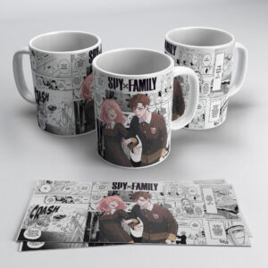Spy Family School Moments Mug – Anya & Damian Anime Print