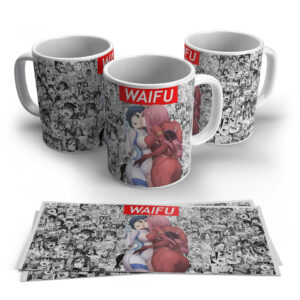 Dual Waifu Anime Design Printed Coffee Mug