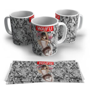 Waifu Anime Collage Mug – Bold Aesthetic Design