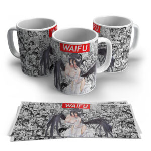 Waifu Dark Anime Girl Printed Mug